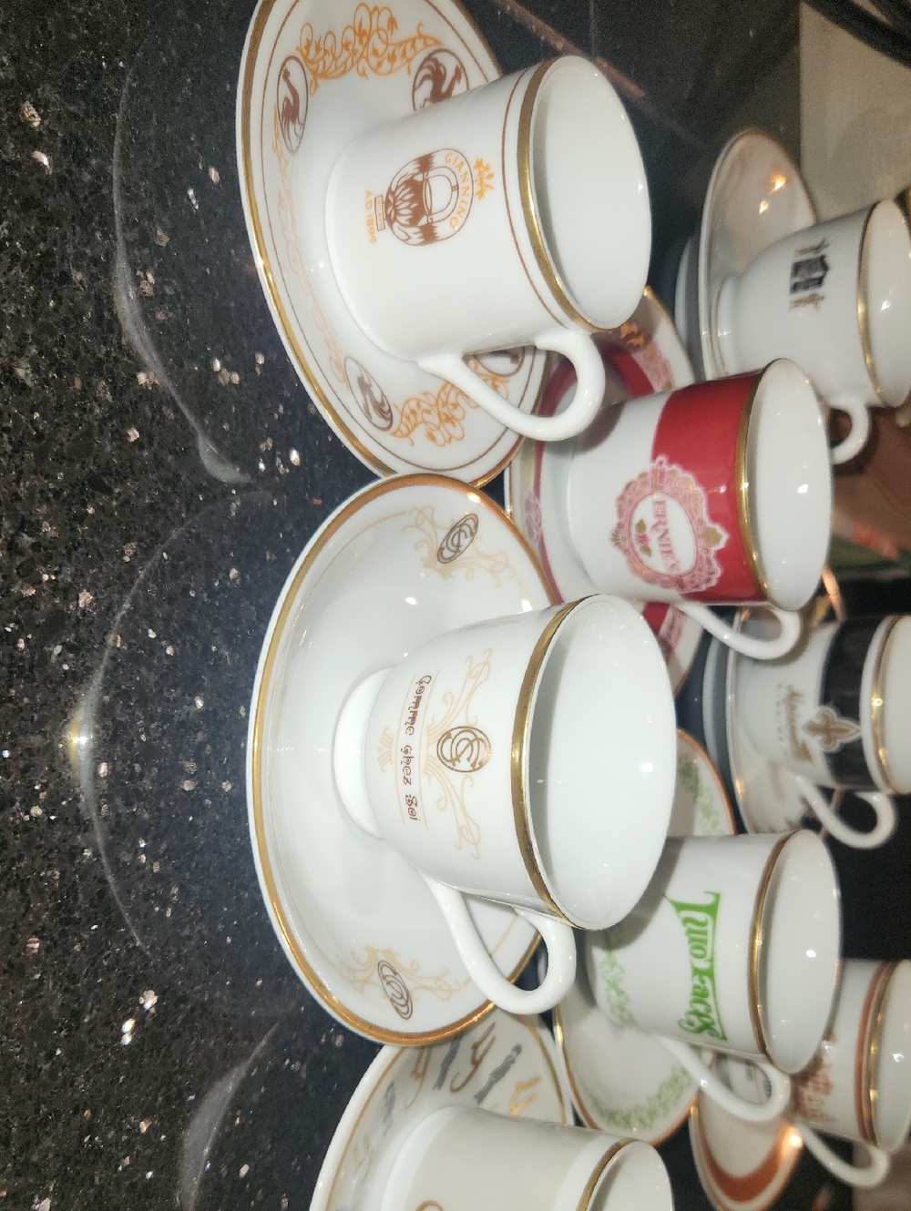 Franklin Mint WORLD'S GREATEST RESTAURANT  Demitasse Collection